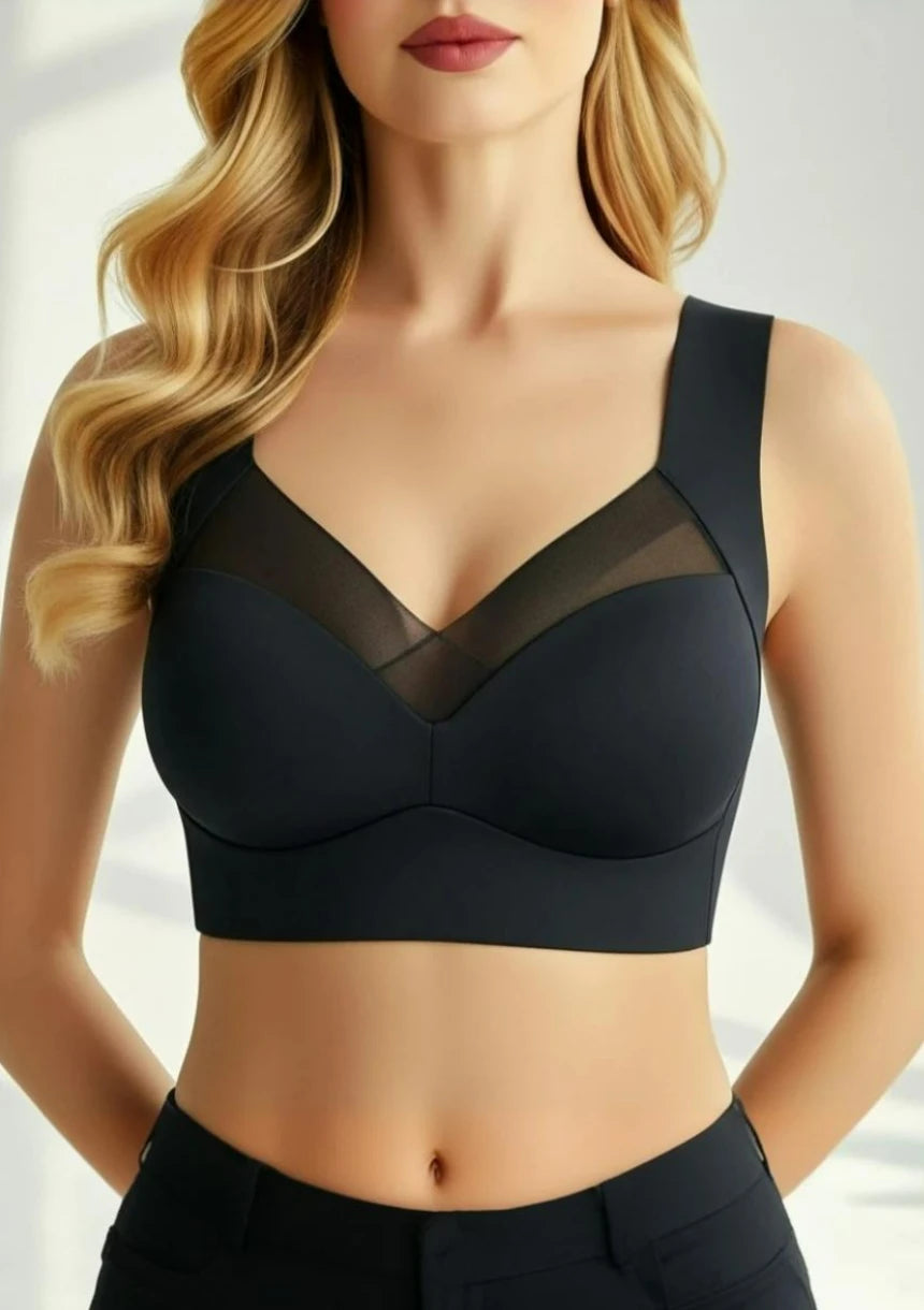 Bezszwowy biustonosz sportowy