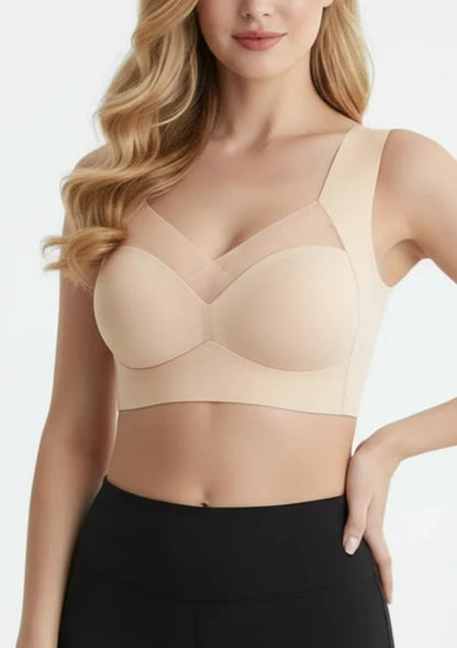 Bezszwowy biustonosz sportowy