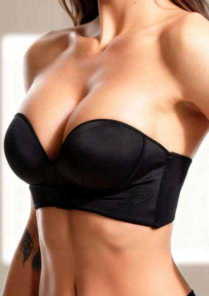 Biustonosz push-up bez ramiączek