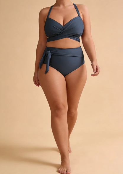 Strój kąpielowy plus size z regulowanymi ramiączkami
