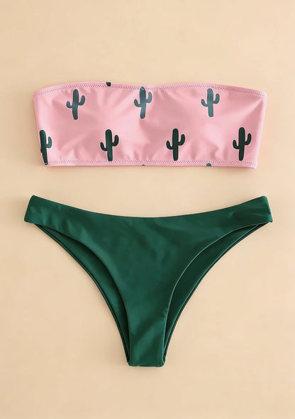 Strój kąpielowy dwuczęściowy bandeau