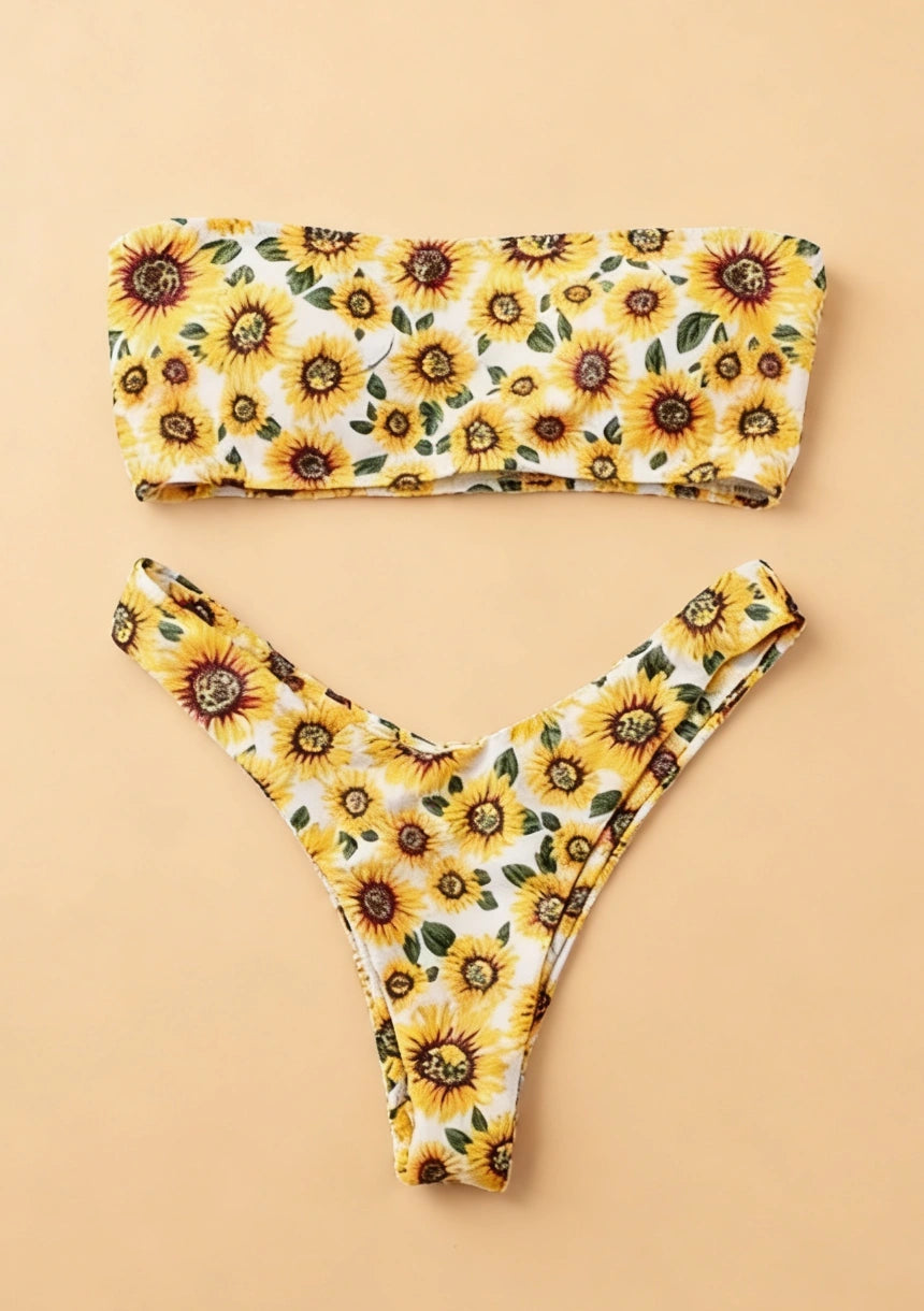 Strój kąpielowy dwuczęściowy bandeau