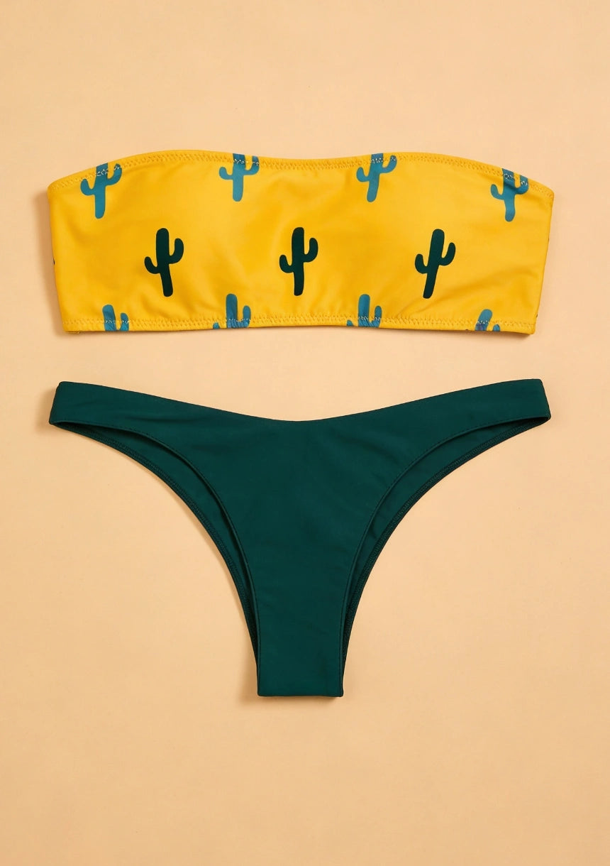 Strój kąpielowy dwuczęściowy bandeau
