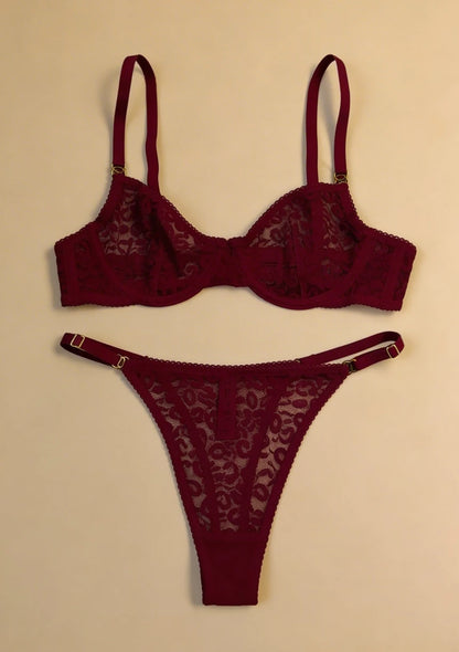 Komplet bielizny z balkonetką