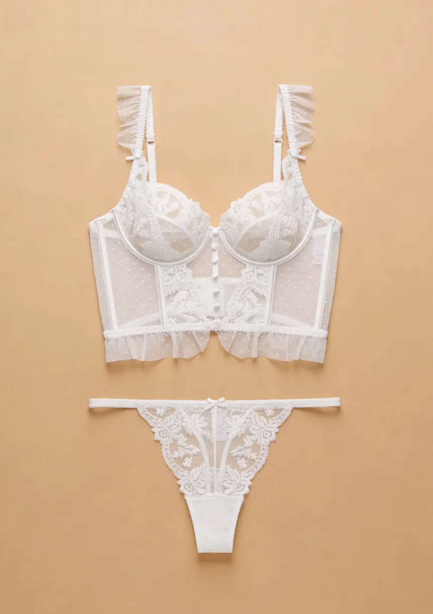 Koronkowy komplet bielizny