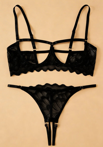 Komplet bielizny z regulowanymi ramiączkami