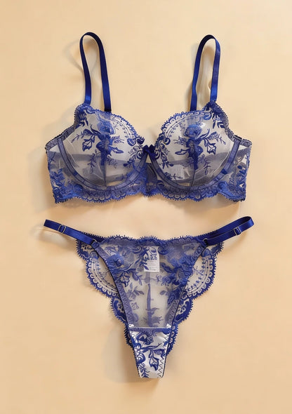 Komplet bielizny koronkowej