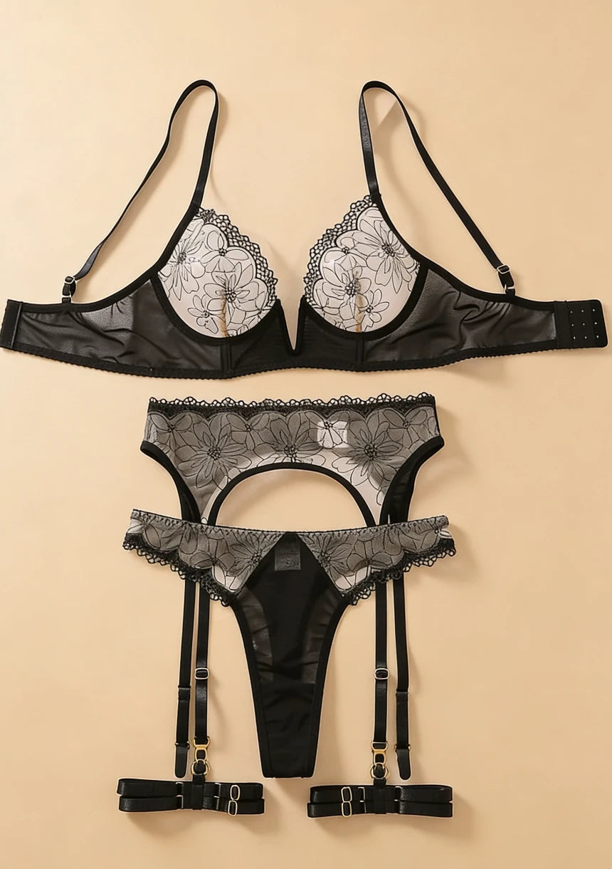 Komplet bielizny z pełną regulacją