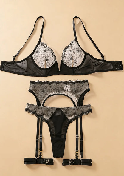 Komplet bielizny z pełną regulacją