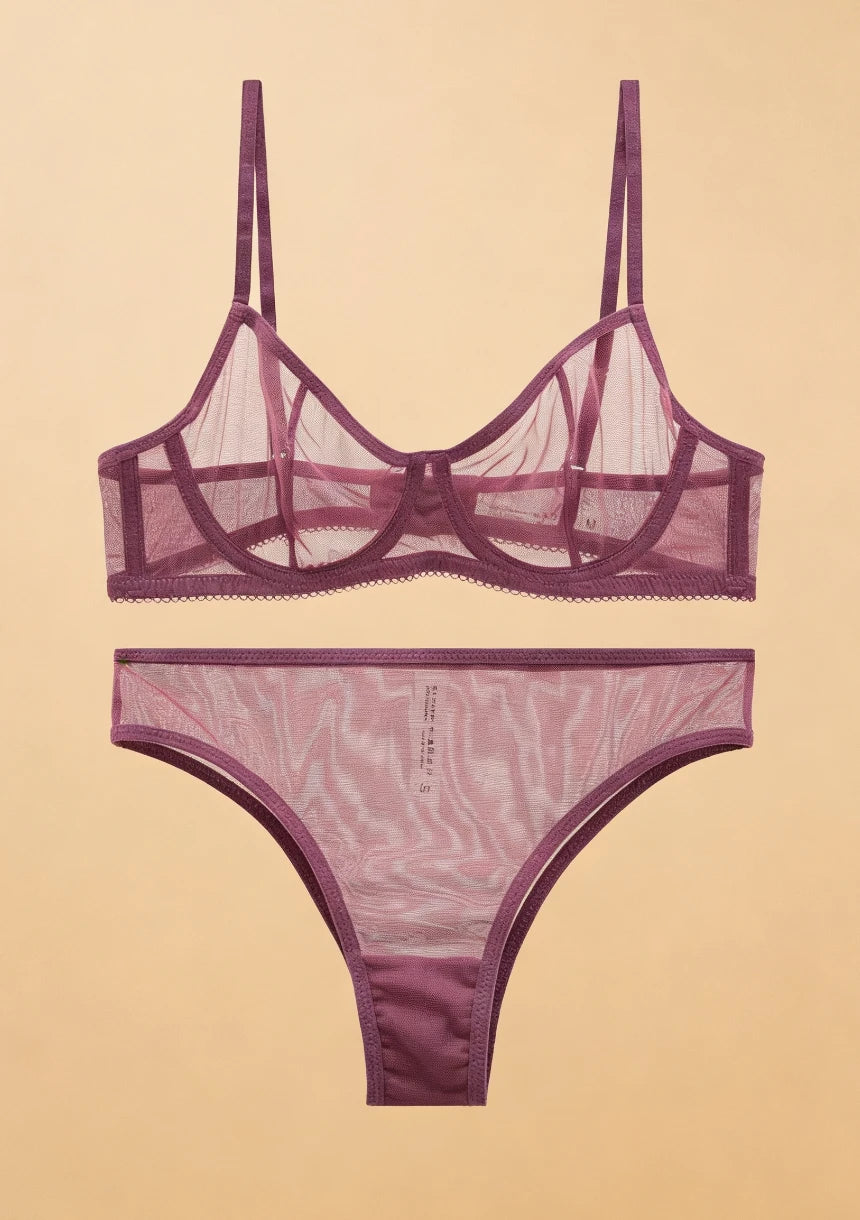 Komplet bielizny z regulowanymi ramiączkami