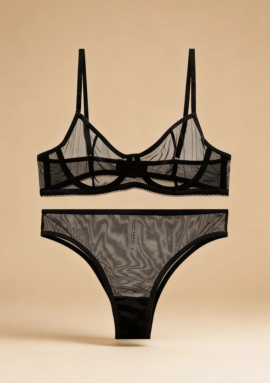 Komplet bielizny z regulowanymi ramiączkami