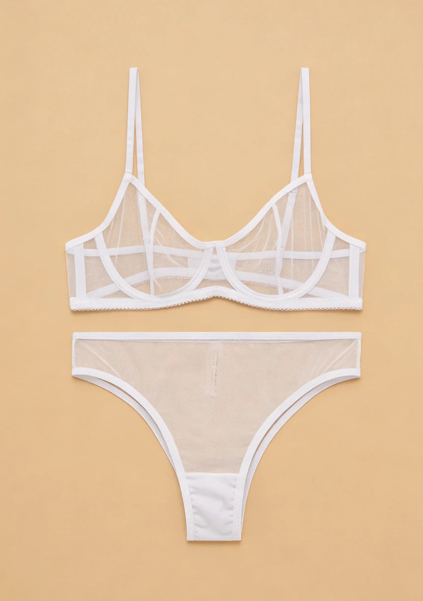 Komplet bielizny z regulowanymi ramiączkami