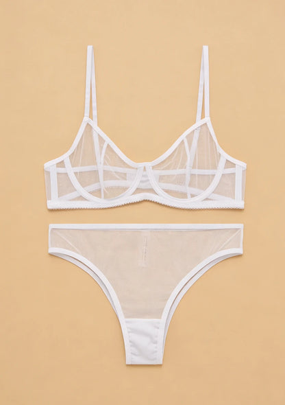 Komplet bielizny z regulowanymi ramiączkami