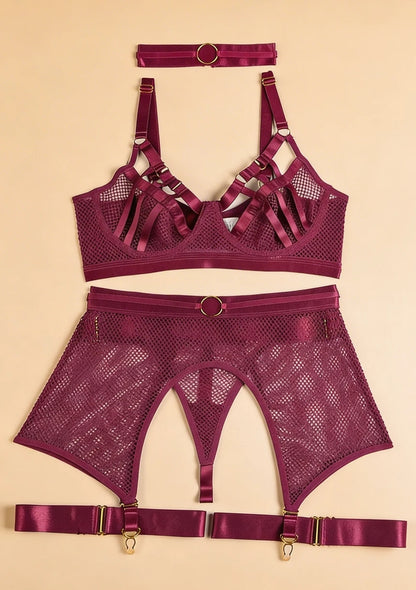 Komplet bielizny z regulowanymi ramiączkami