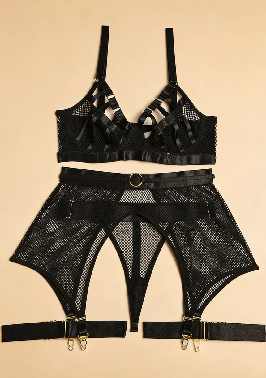 Komplet bielizny z regulowanymi ramiączkami