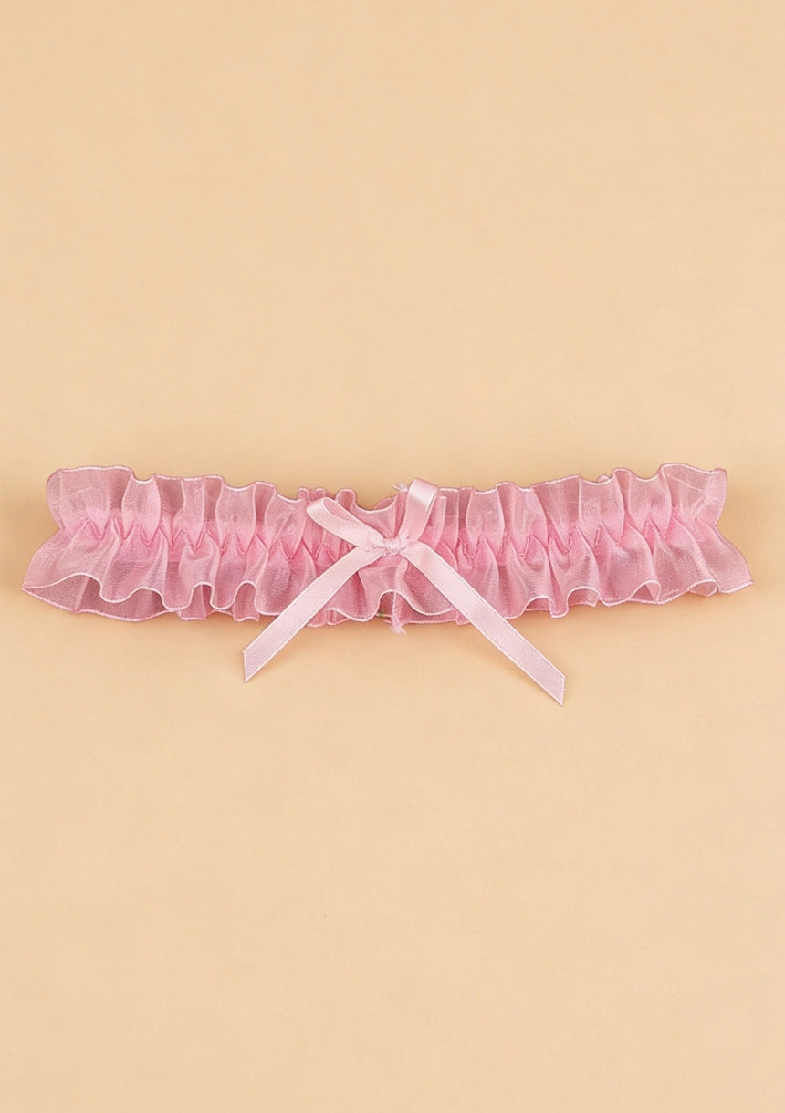 Uniwersalna podwiązka z kokardką