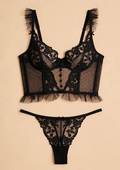 Koronkowy komplet bielizny