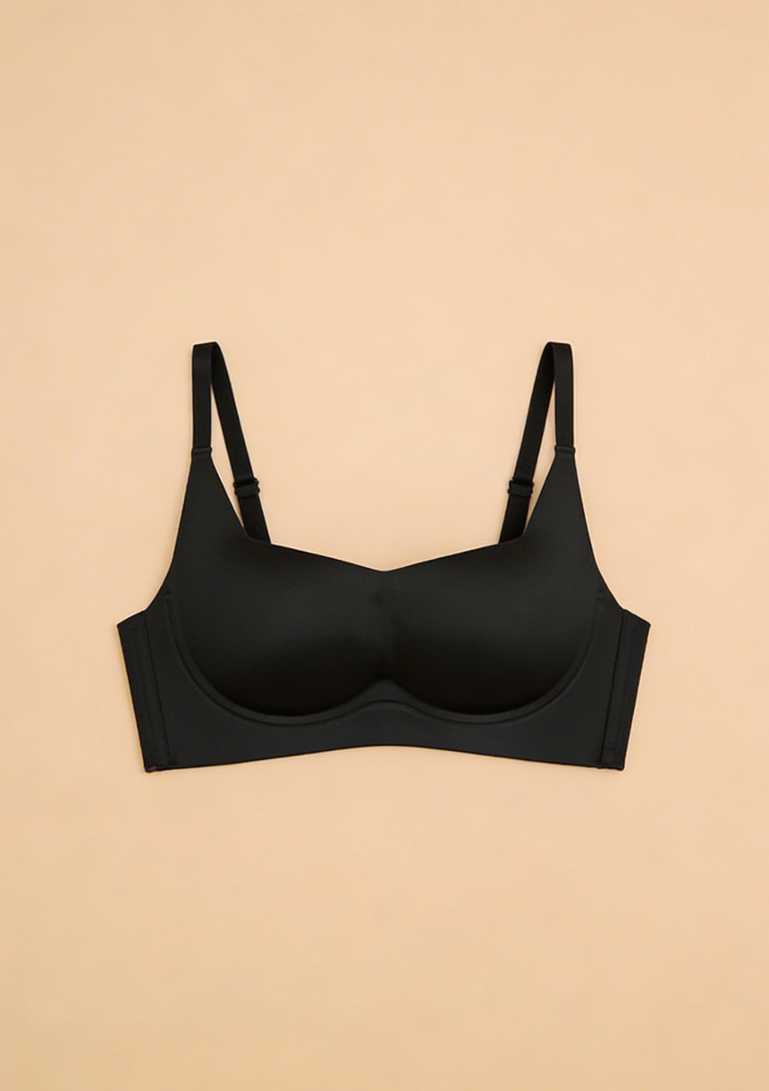 Bezszwowy biustonosz push-up z gładkim krojem