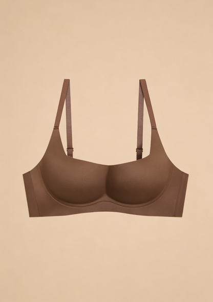 Bezszwowy biustonosz push-up z gładkim krojem