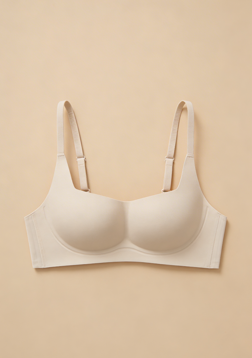 Bezszwowy biustonosz push-up z gładkim krojem