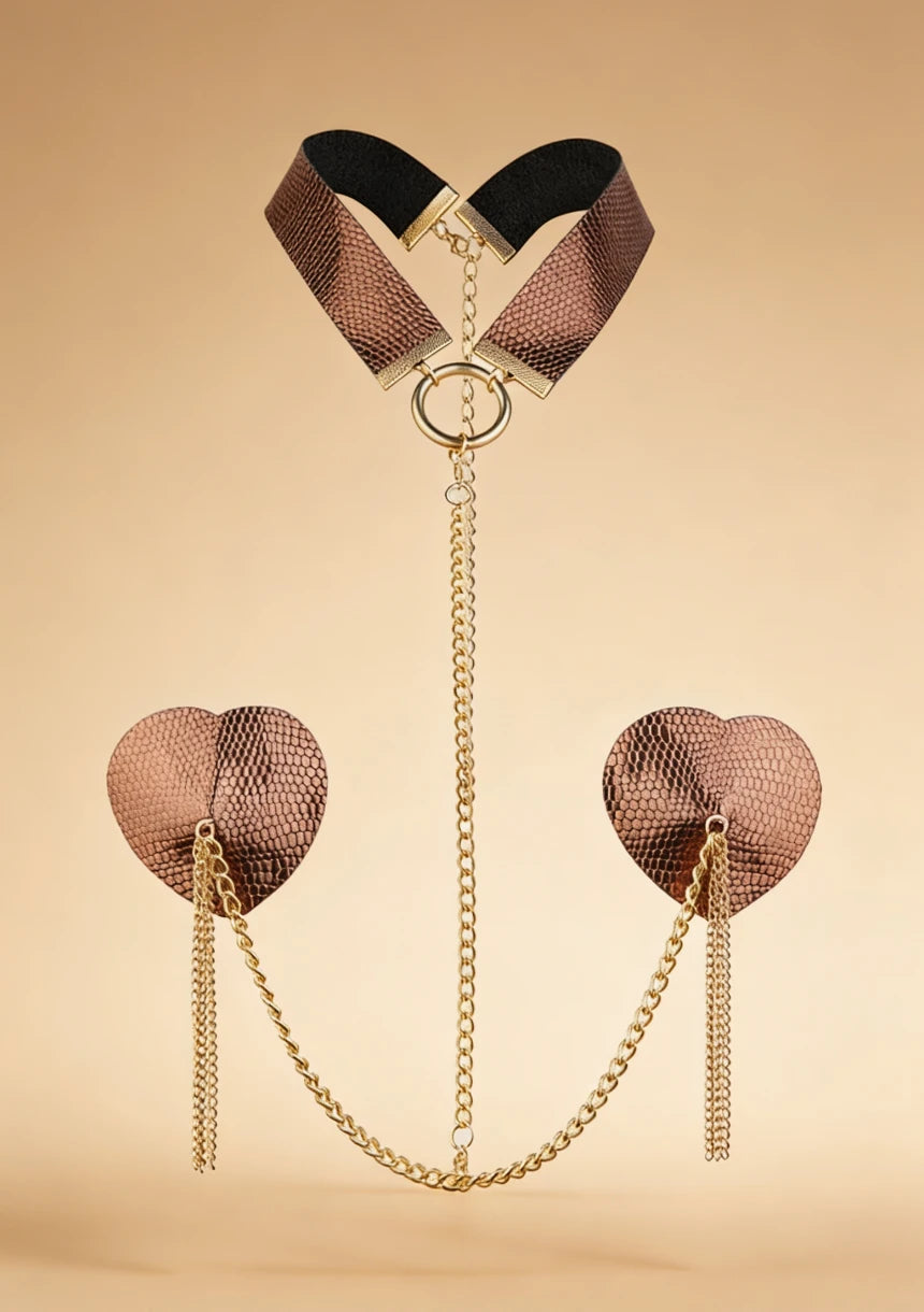 Choker z nasutnikami