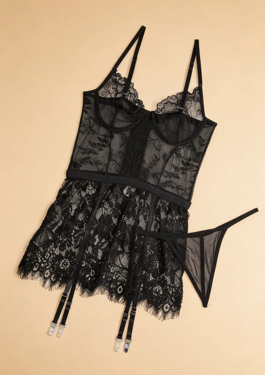 Koronkowa koszula nocna