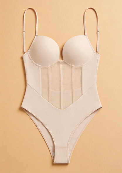 Body modelujące z regulowanymi ramiączkami