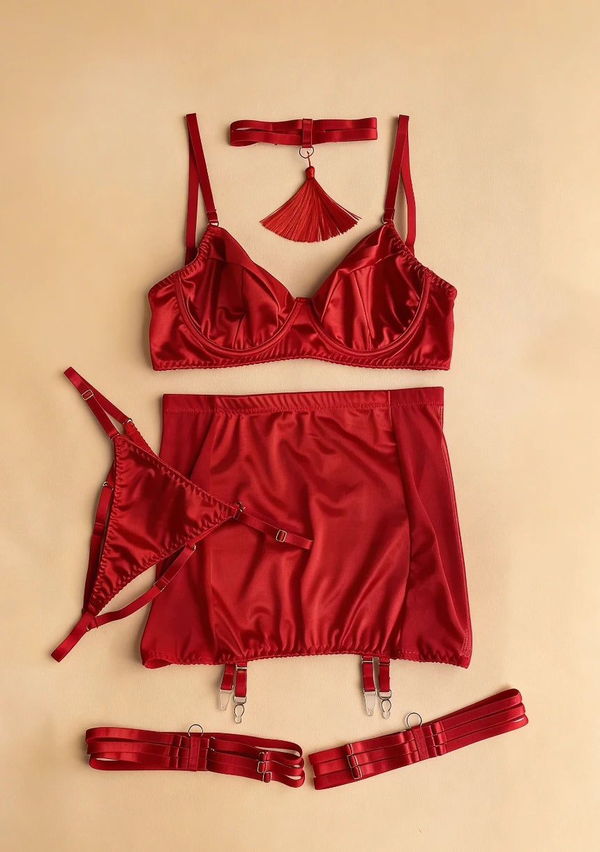 Komplet bielizny z regulowanymi ramiączkami