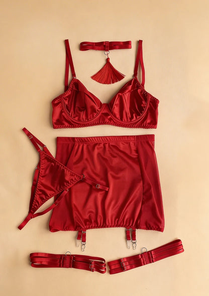 Komplet bielizny z regulowanymi ramiączkami