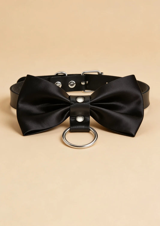 Choker na szyję z regulowanym paskiem