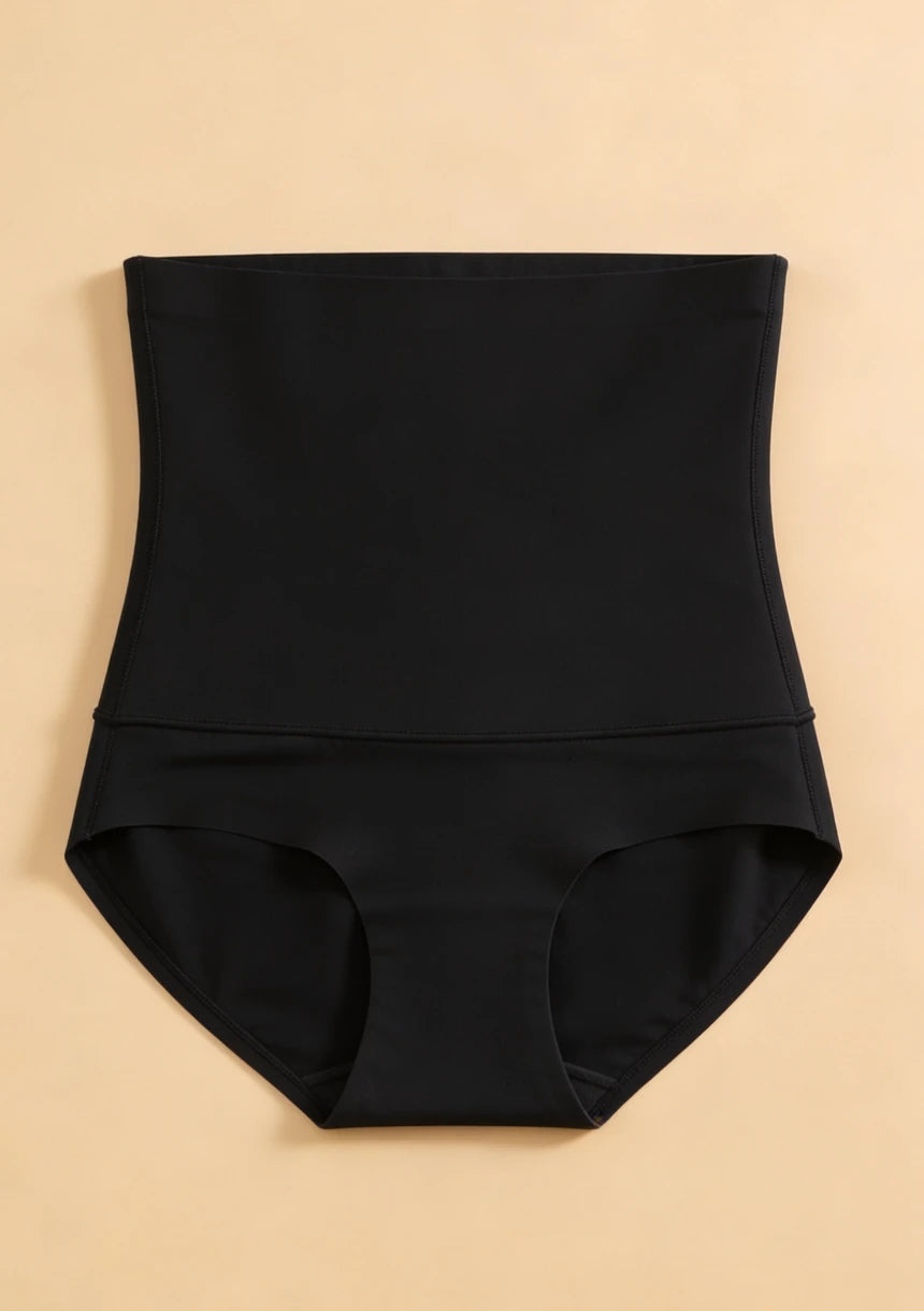 Bezszwowe majtki wyszczuplające z wysokim stanem