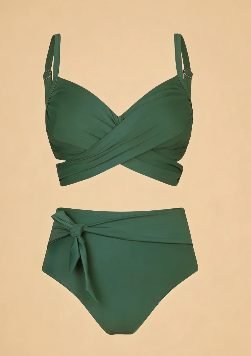 Strój kąpielowy plus size z regulowanymi ramiączkami