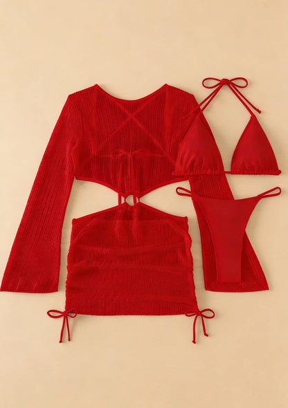 Bikini z odkrytymi plecami