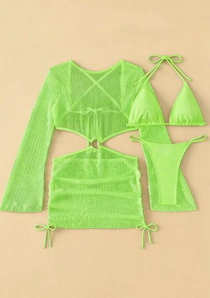 Bikini z odkrytymi plecami