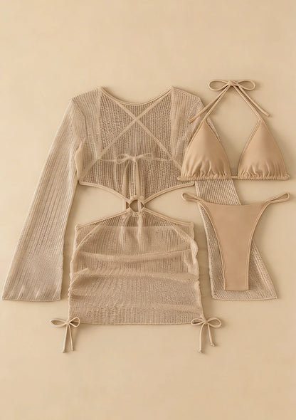 Bikini z odkrytymi plecami