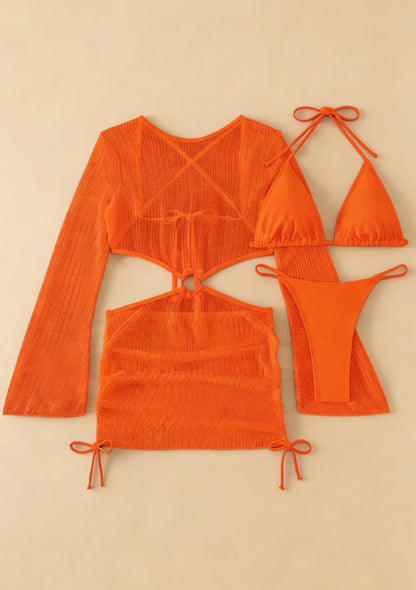 Bikini z odkrytymi plecami