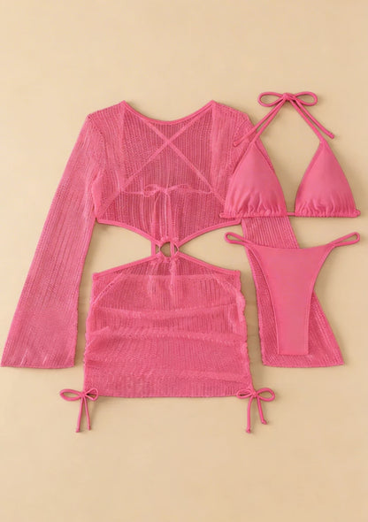 Bikini z odkrytymi plecami