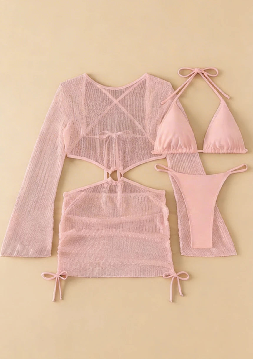 Bikini z odkrytymi plecami