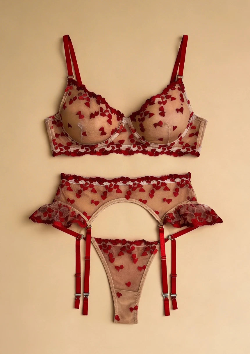 Komplet bielizny z regulowanymi ramiączkami