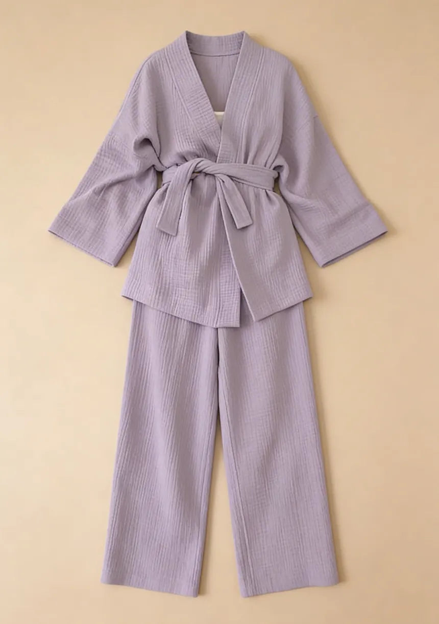 Piżama damska o kroju kimona