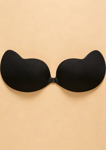 Biustonosz samonośny z dyskretnym zapięciem na dekolcie