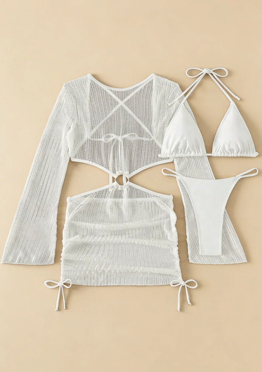 Bikini z odkrytymi plecami