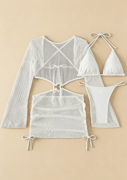 Bikini z odkrytymi plecami