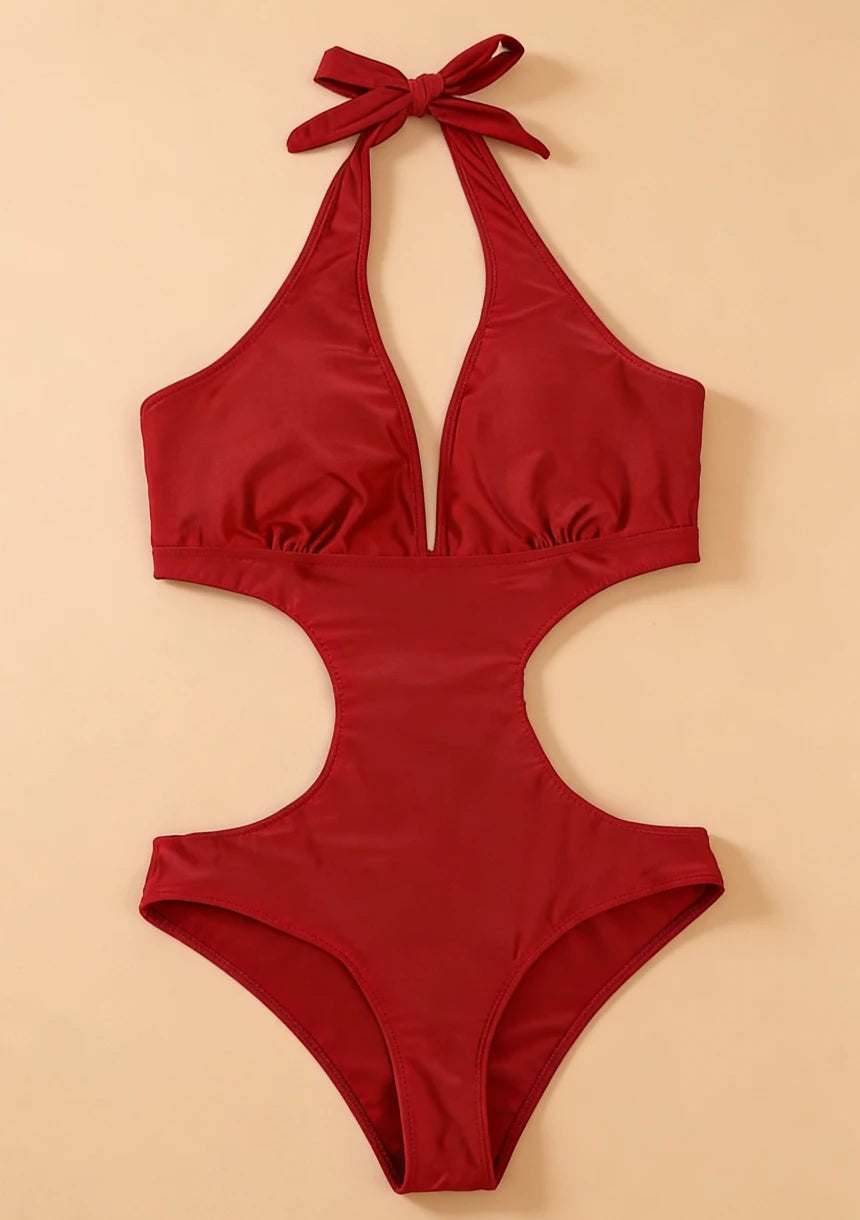 Stylowy monikini z wycięciami