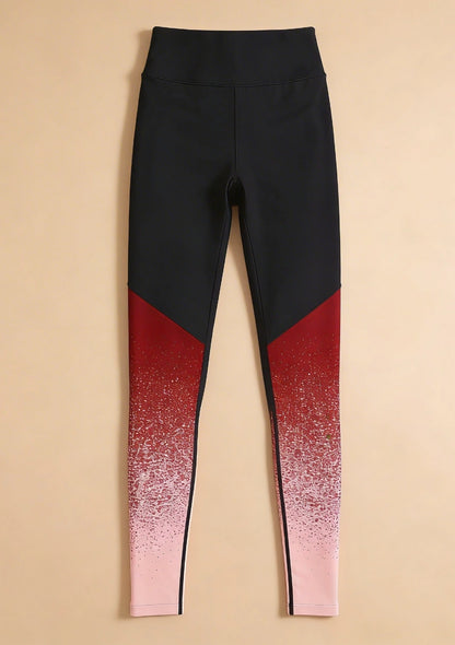 Legginsy sportowe motyw ombre