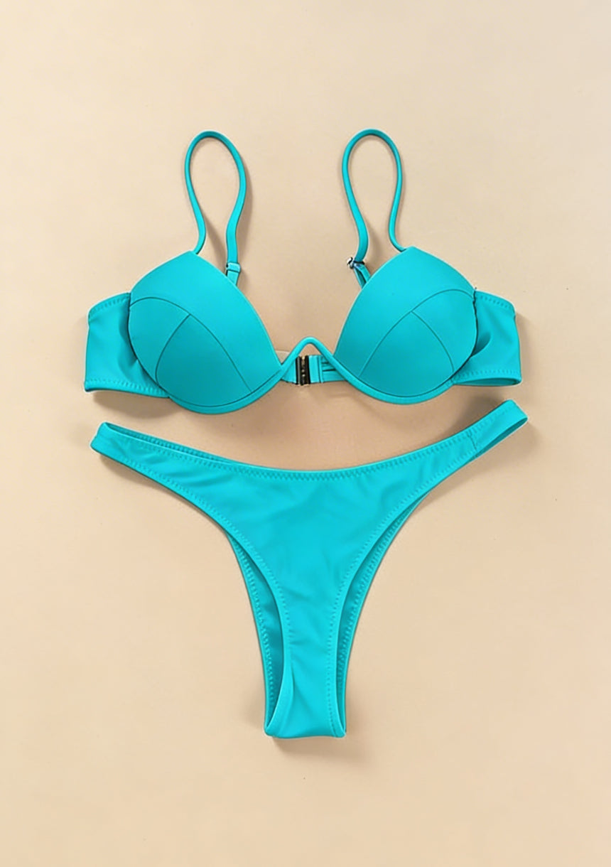 Bikini push-up z wysokim dekoltem