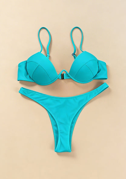 Bikini push-up z wysokim dekoltem