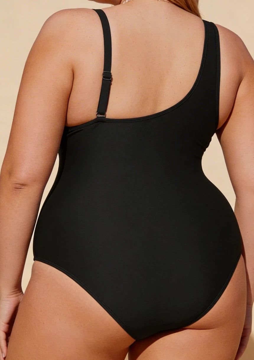 Strój kąpielowy plus size z regulowanymi ramiączkami
