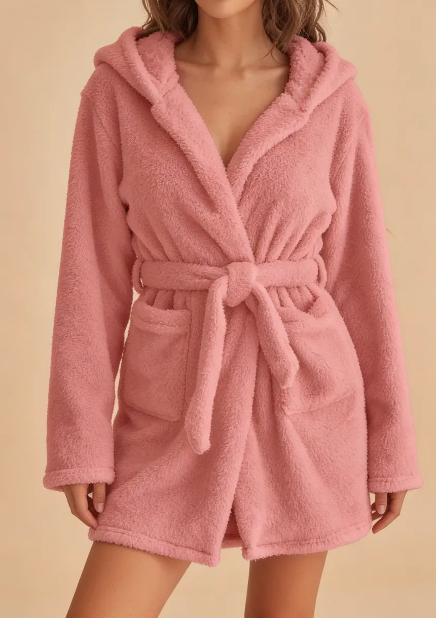 Miękki szlafrok damski