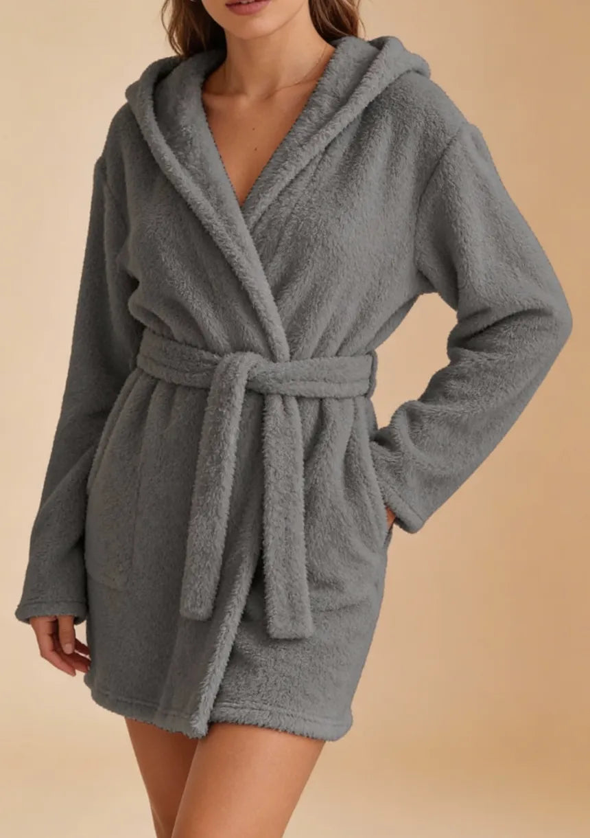 Miękki szlafrok damski